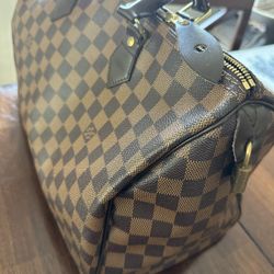 AUTHENTIC LOUIS VUITTON SPEEDY 35 DUFFLE BAG