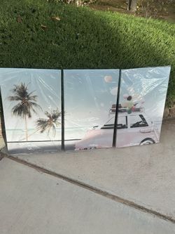 NEW! 3 Pc Canvas Art pastels!