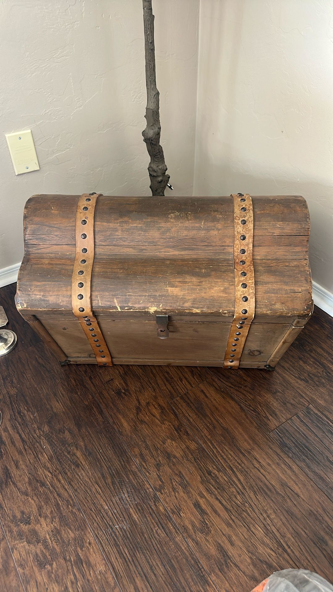 Vintage Wooden Chest $75– Antique Charm and Character 🌟