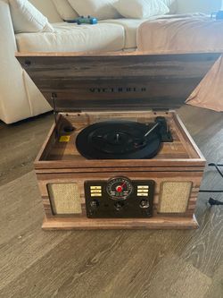 Victrola Record Player Turntable with Speakers