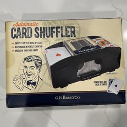 G. H. Bass & Co. Automatic card shuffler