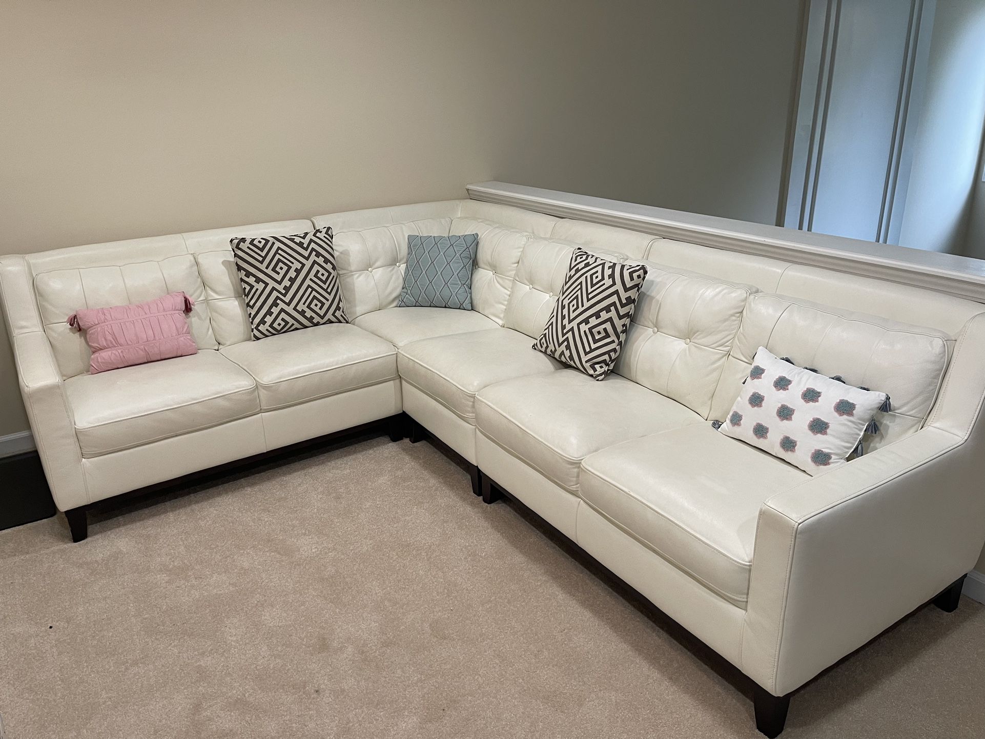 White Sectional For Sale