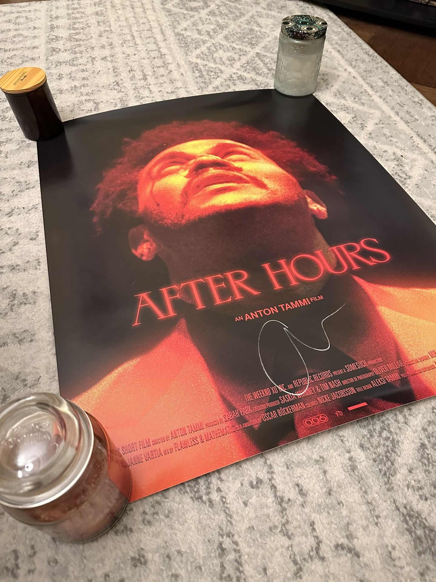 Signed The Weeknd Poster