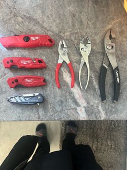 Milwaukee Knives + Pliers $5 Each!