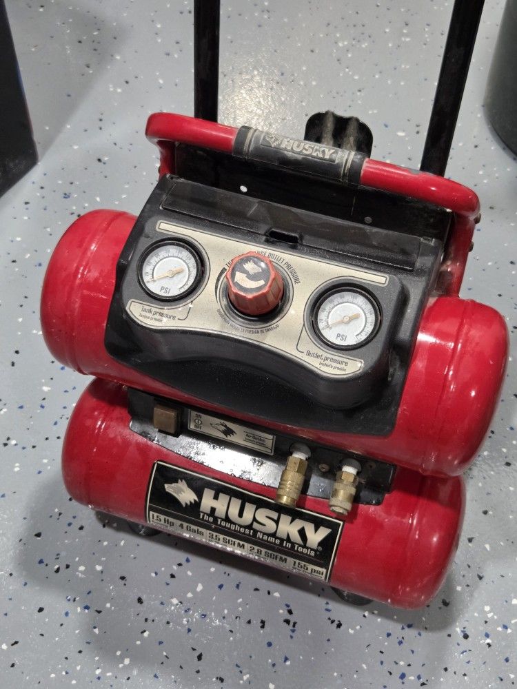 Husky Twin Stack Tank Compressor