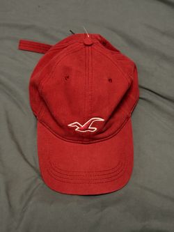 Hollister Aged Red Baseball Cap