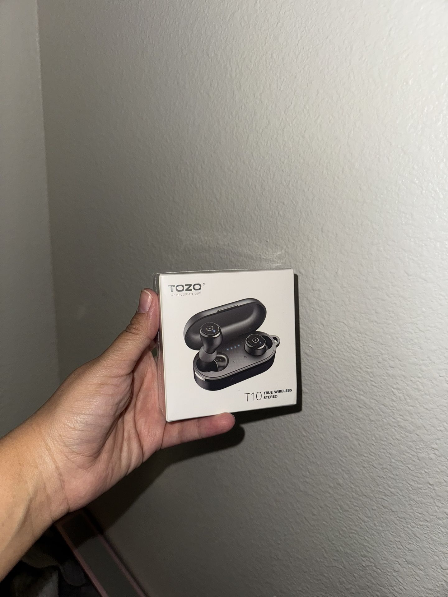 TOZO T10 Bluetooth 5.3 Wireless Earbuds with Wireless Charging Case Black PA1 Bluetooth Speaker with 20w Stereo Sound Black