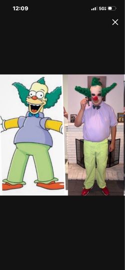Krusty The Clown Costume