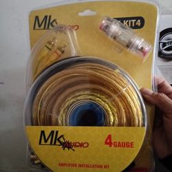 Mk Audio 4 Gauge Amp Kit Brand New In The Box