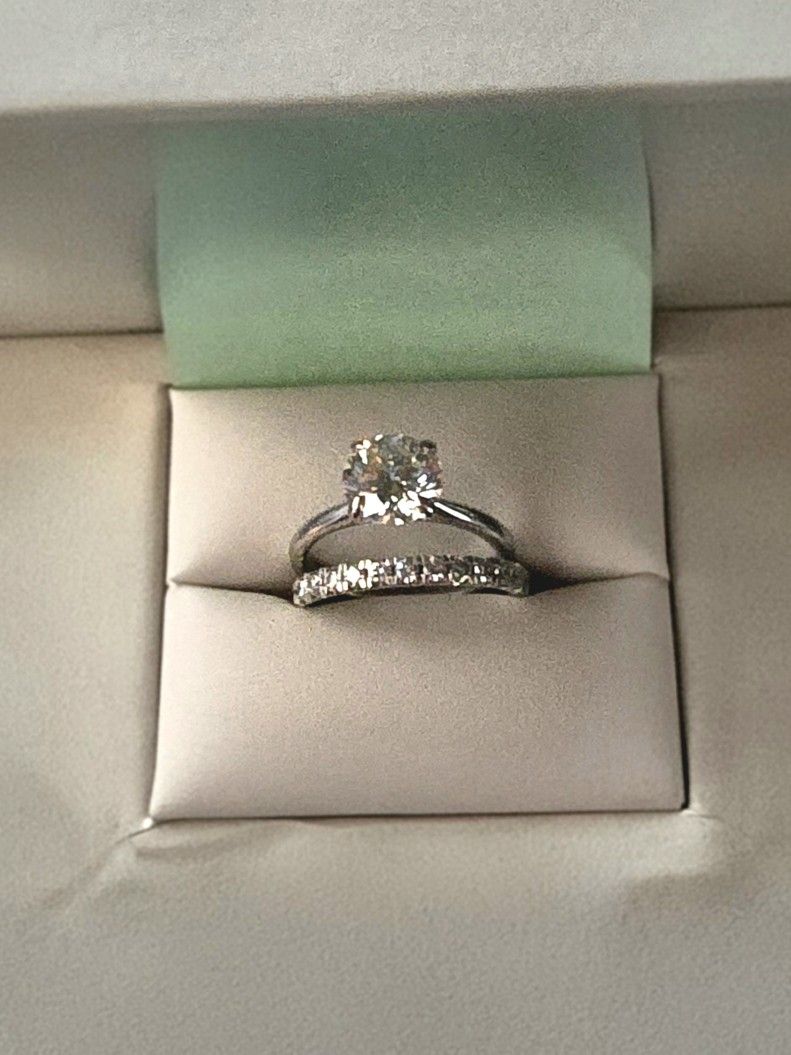 Engagement Ring And Wedding Band