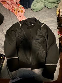 Black Motorcycle Riding Jacket