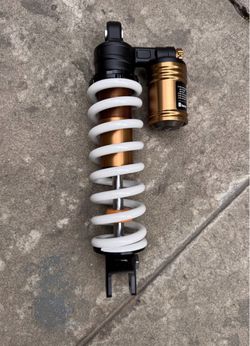 Rear suspension from a Surron Ultra Bee 2025