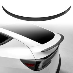 New AGETIN Tesla Model Y Juniper Real Carbon Fiber Matte Aerodynamic Rear Spoiler Retail $175.00