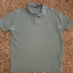 Polo Ralph Lauren Big Boys Short-Sleeve Piqué Mesh Polo Shirt Color Green Size Medium 