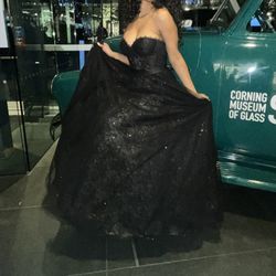 Black Ball Gown