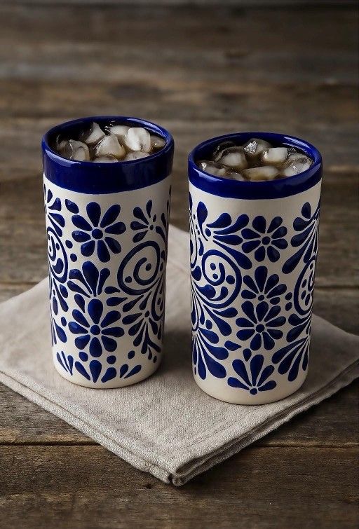 💥🥃🥃2 TALAVERA CUPS X $24 💥ETSY CASAMXARTESANALSTORE