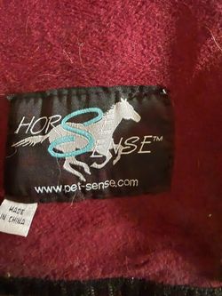 Horse Sense, Fleece Cooler Available