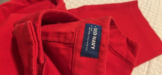 Old Navy Pixie Mid-Rise Pants in Red