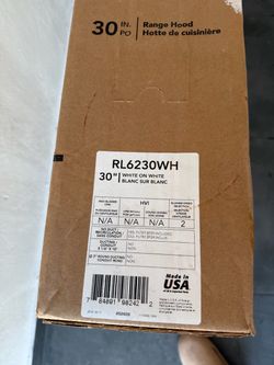 30-Inch White Range Hood RL6230WH