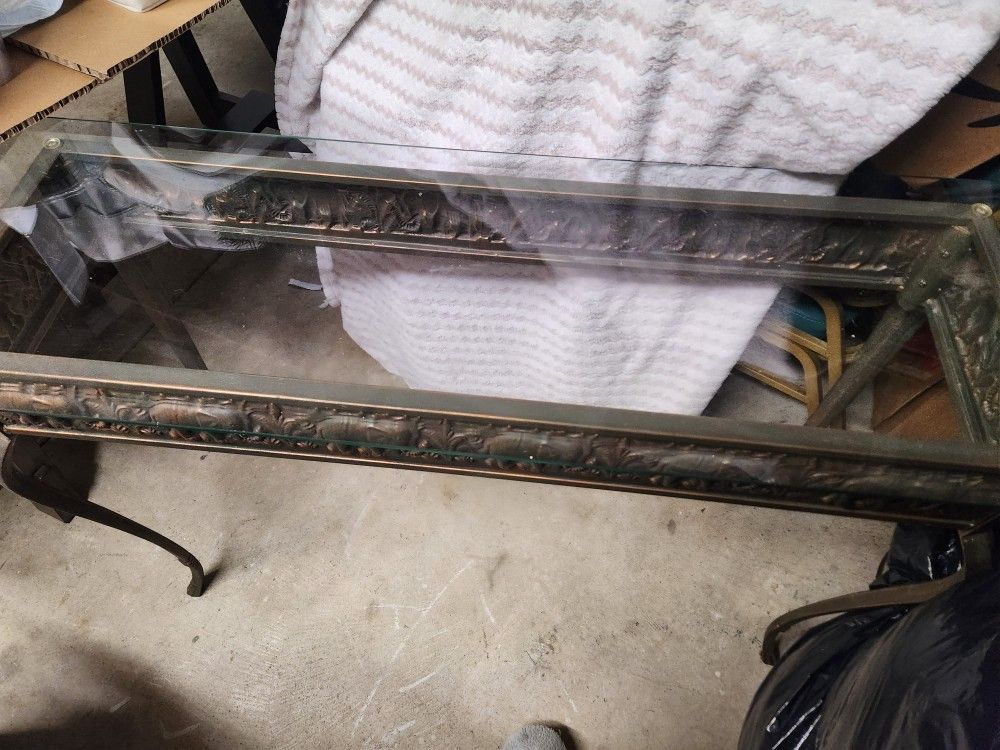 Glass Console Table