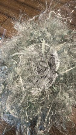 Curly Fluffy Wig Light Blue Green