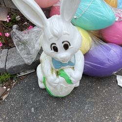 Easter Bunny Blow Mold 