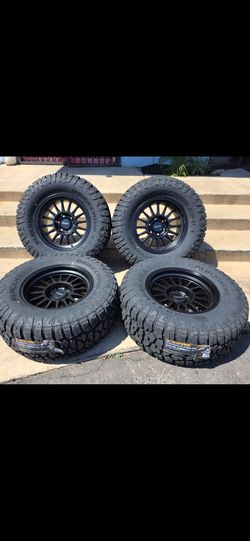 17" FALCON rims w/ 33" RT tires