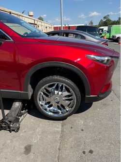 24 inch Chrome BIGG WHEELS Rims $350