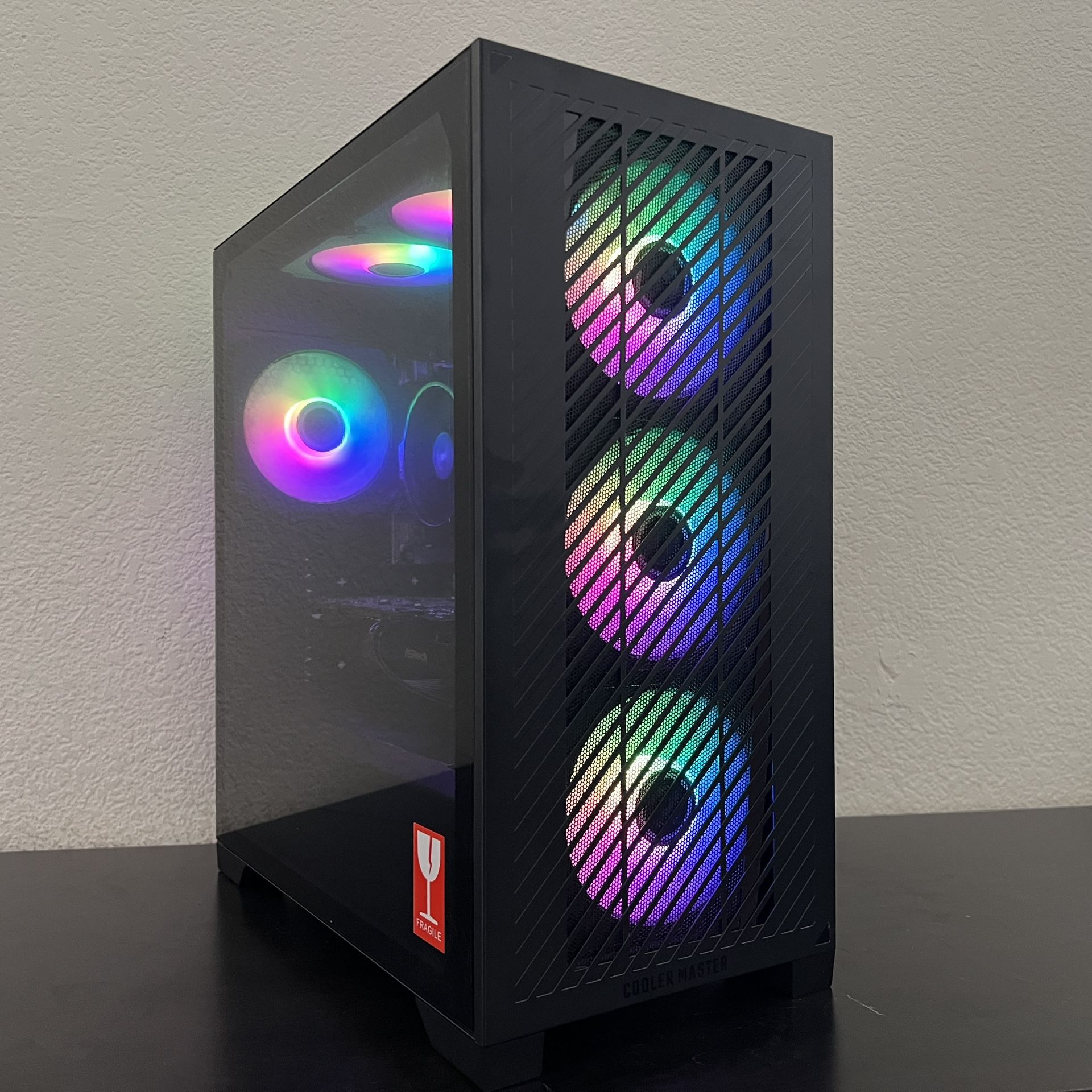 FAST Midrange AMD Gaming PC Computer (Ryzen 5 5500, RX 570, 16GB RAM, 512GB NVMe)