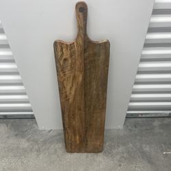 Rustic Wood Charcuterie / Serving Board with Handle