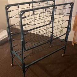 Folding Rollaway Bed Frame with Spring Deck