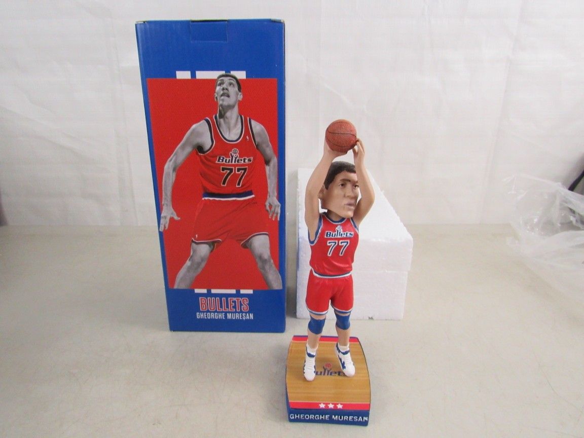 NBA Washington Bullets Gheorghe Muresan BobbleHead New Open Box