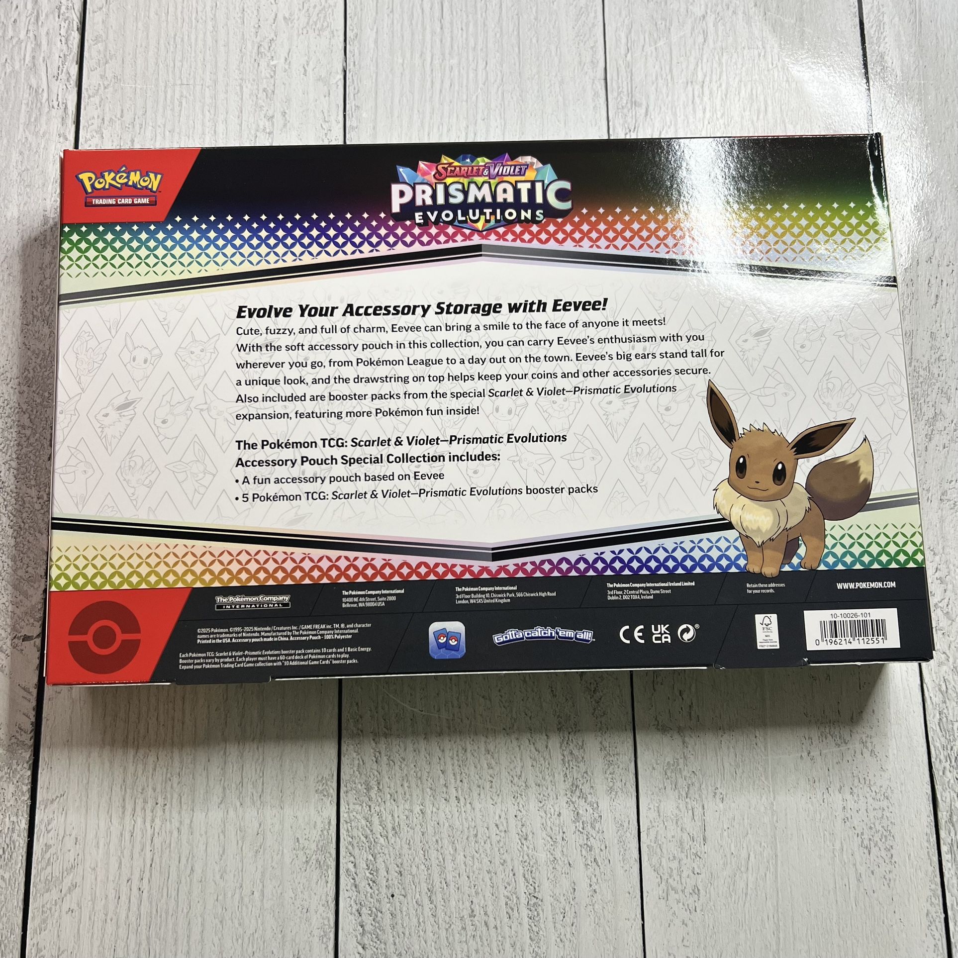 Pokemon S&V: Prismatic Evolutions Accessory Pouch Special Collection