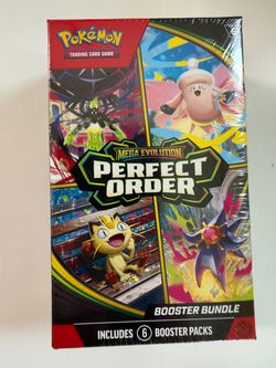2026 Pokemon Mega Evolution Perfect Order Booster Bundle