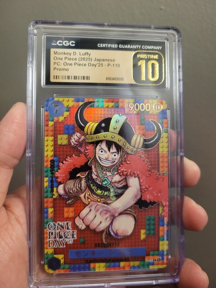 Monkey D. Luffy One Piece Day 2025. CGC Pristine 10