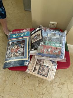 Assortment Of Noah’s ark Needlepoint Kits