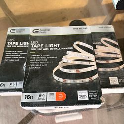 New Commercial Electric LED Tape Light Kit