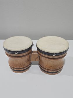 Wooden Bongos Hand Drums Percussion