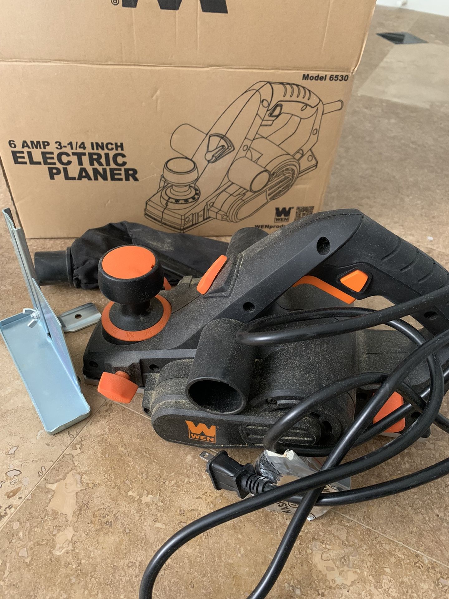 WEN 6530 6-Amp Electric Hand Planer, 3-1/4-Inch