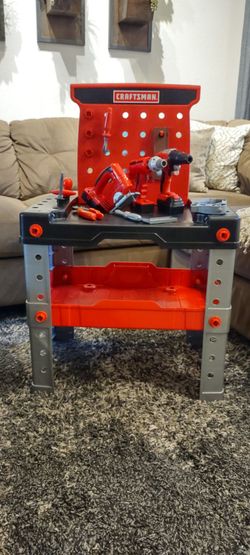 Toy workbench and tools
