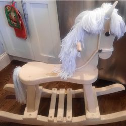 Solid Wood Rocking Horse $45