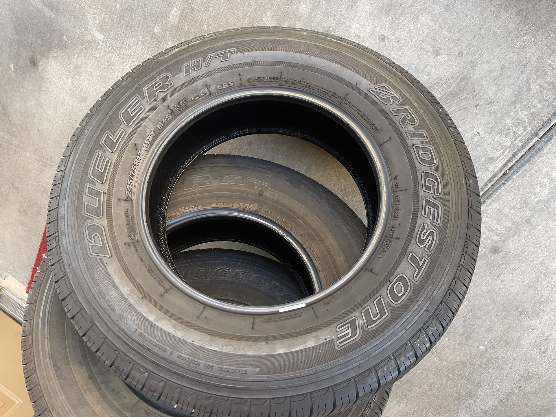 245/75R17 —— 5 Tires for Sale in Henderson, NV - OfferUp