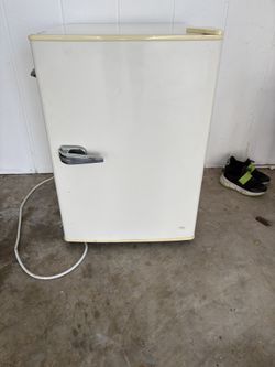 White Mini Fridge