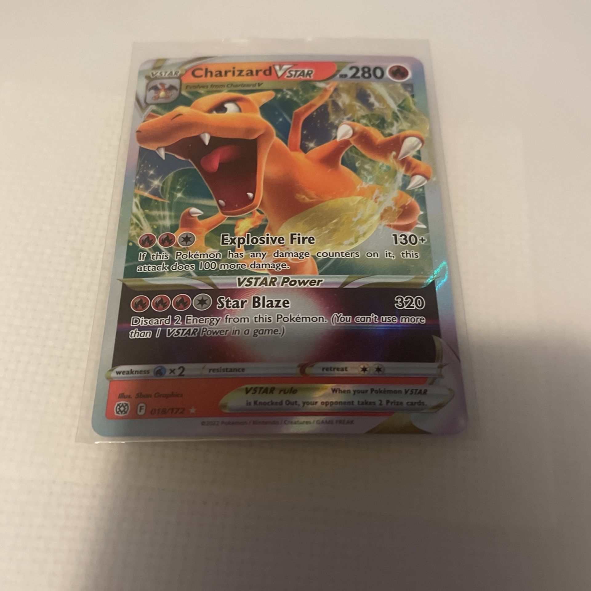 Pokémon Charizard V star 18/172 $5.00 Off Sale