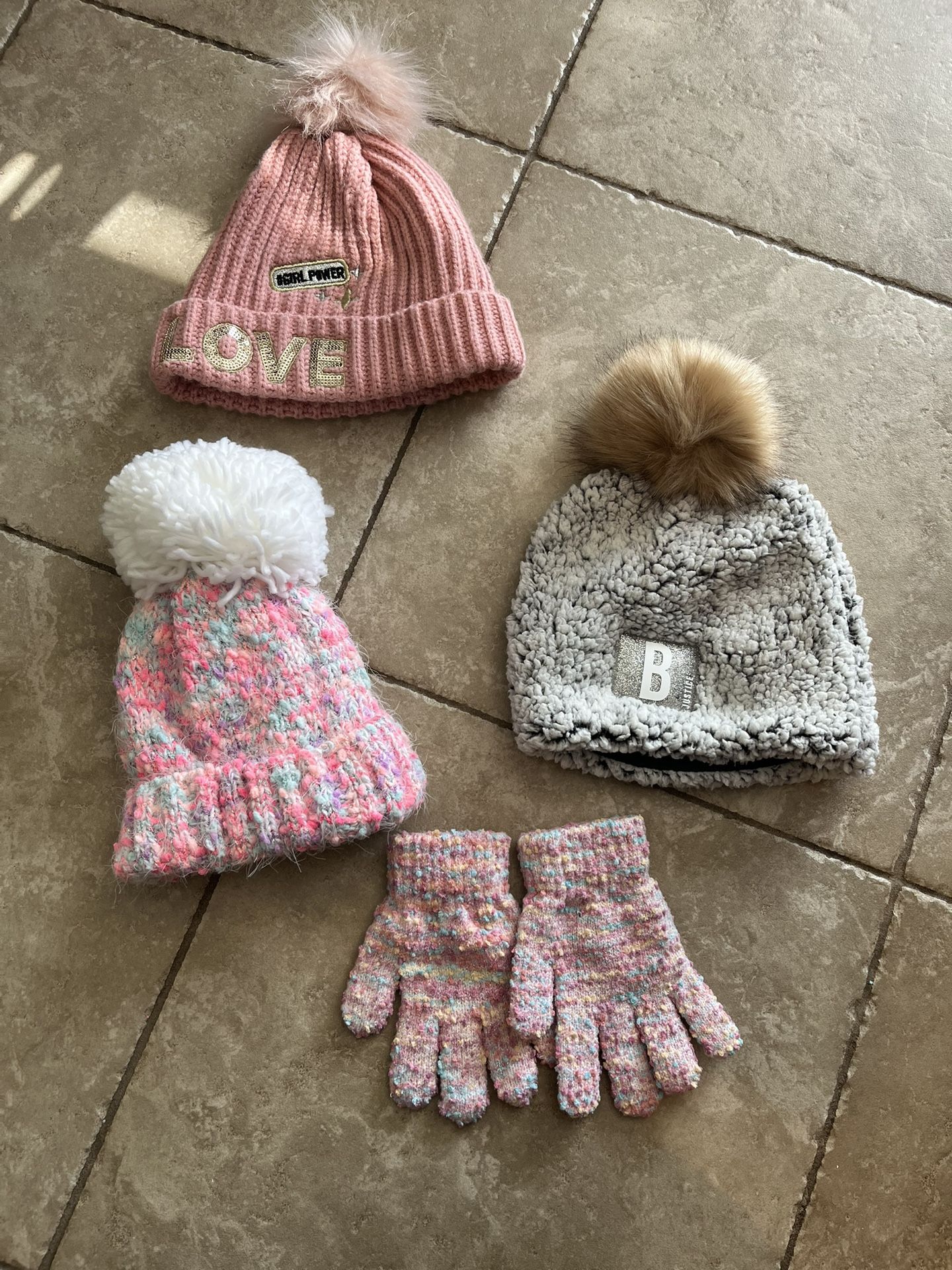 Girls Winter Hats And Gloves