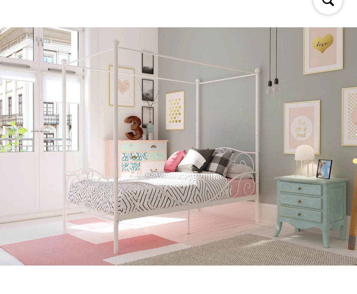 Twin Size Canopy Bed