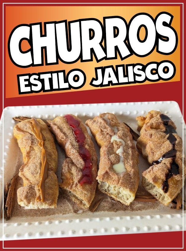 Churros Decal Window Sticker Food Truck Concession Vinyl Restaurant Jalisco