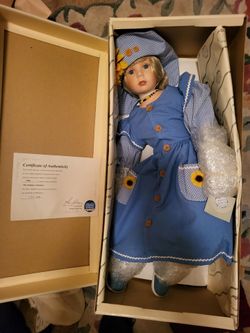 Beautiful Large 24" (Amy) Porcelain Doll - New