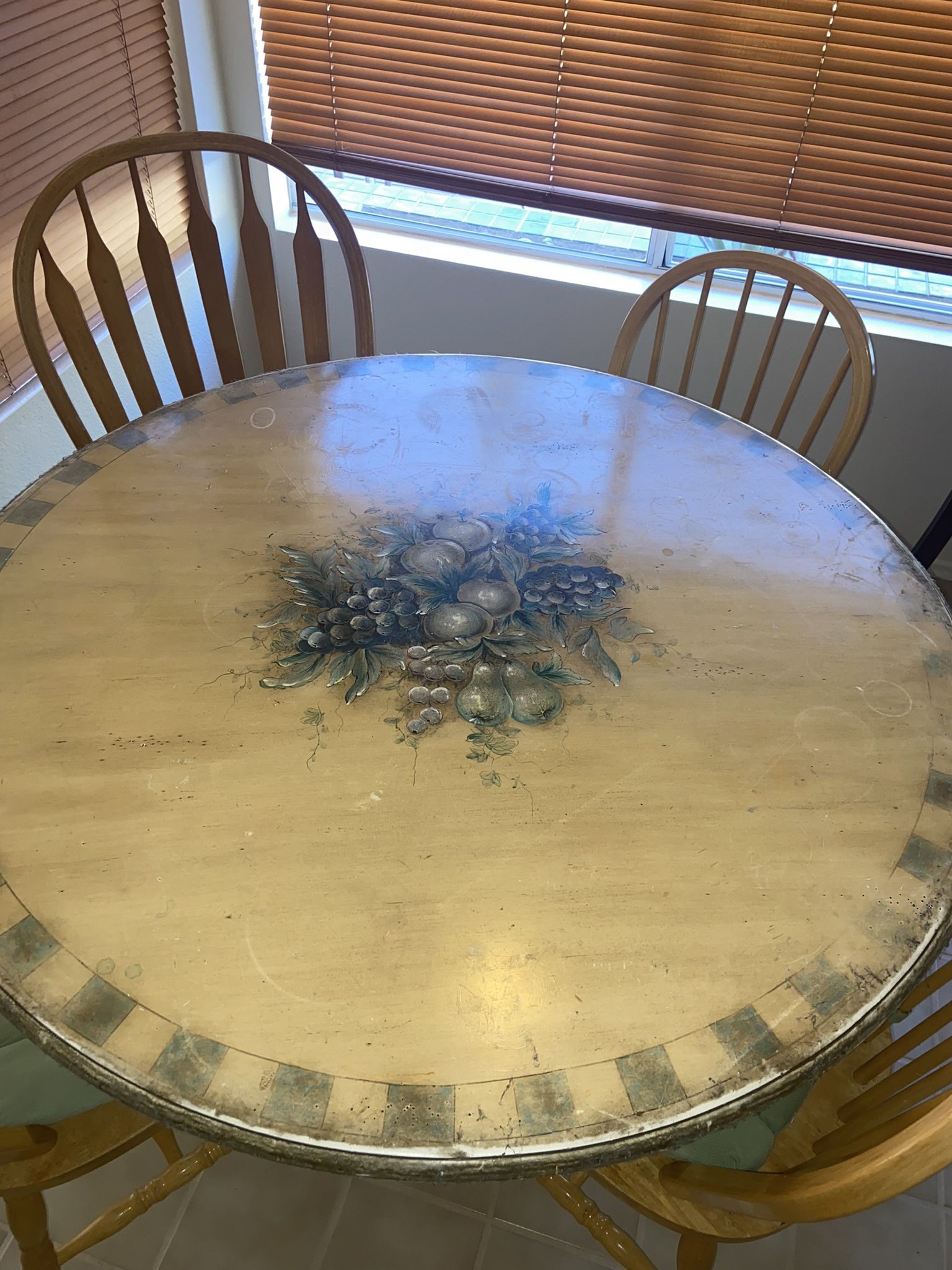 Round Table With Rustic Design 
