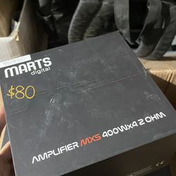 Marts Digital 400.4 Amplifier Compact And Very Loud Rms Power